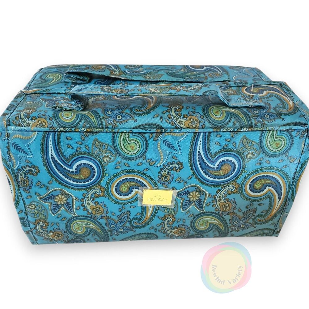 Joy Mangano 5 Pc Better Beauty Case Set Blue NWOT - Picture 7 of 16